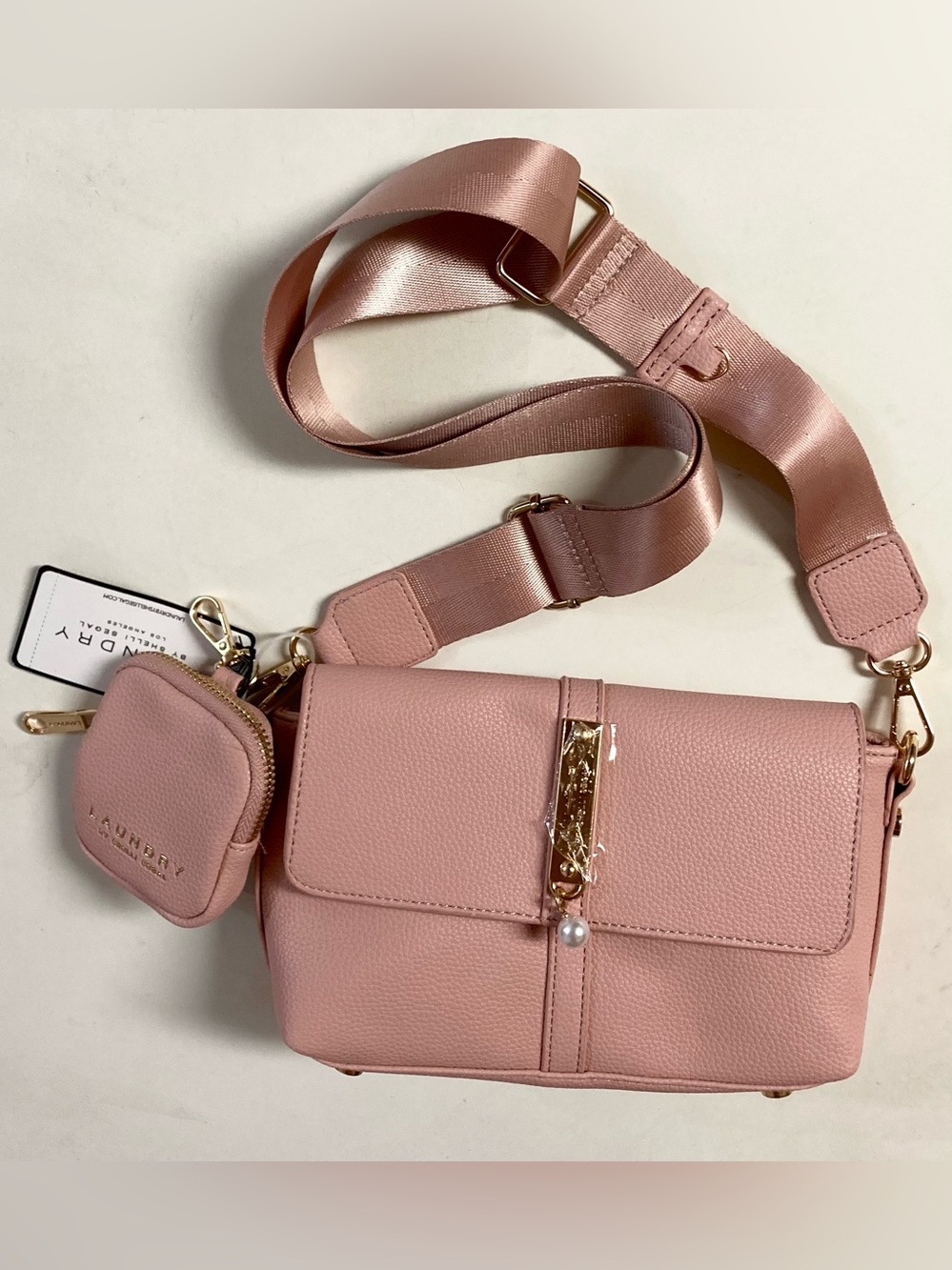 Laundry by Shelli Segal Pink Crossbody Purse